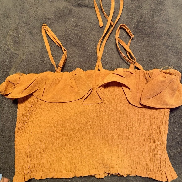 Orange , ActiveUSA crop top - Picture 2 of 4